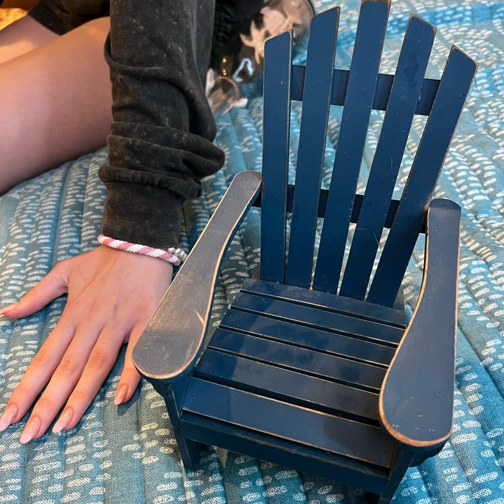 Wooden beach chair